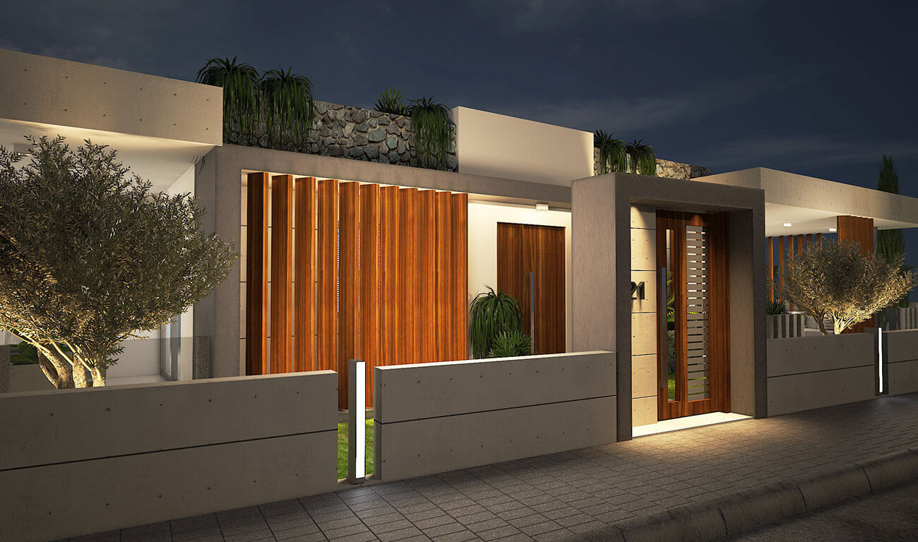 Villa 21 Korantina facade 3D