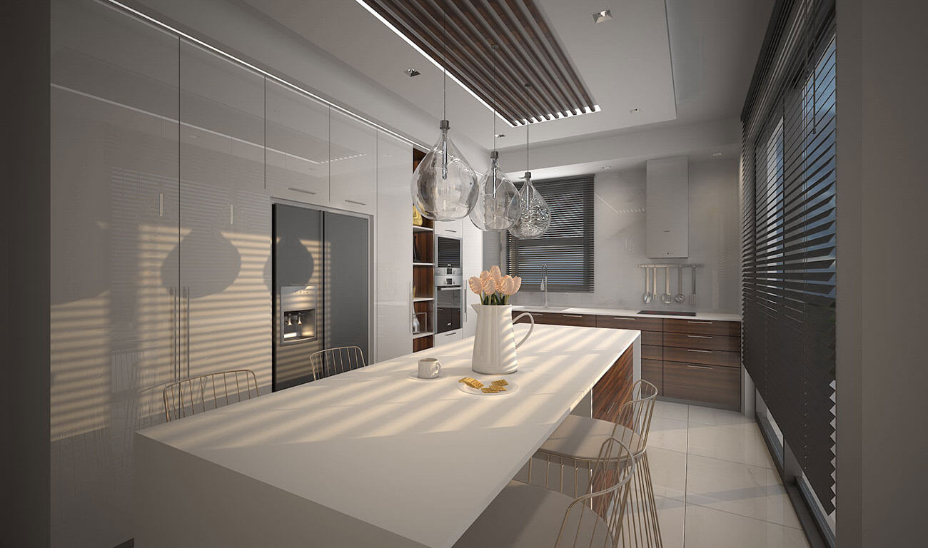 Villa 21 Korantina kitchen interior